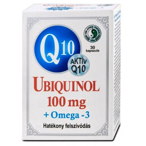Vásároljon Dr.chen q10 ubiquinol 100mg+omega3 kapszula 30db terméket - 3.405 Ft-ért